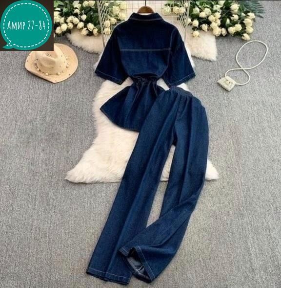 женский джинсовый костюм,джинсовые костюмы,модные костюмы,повседневный костюм,комбинезон женский джинсовый