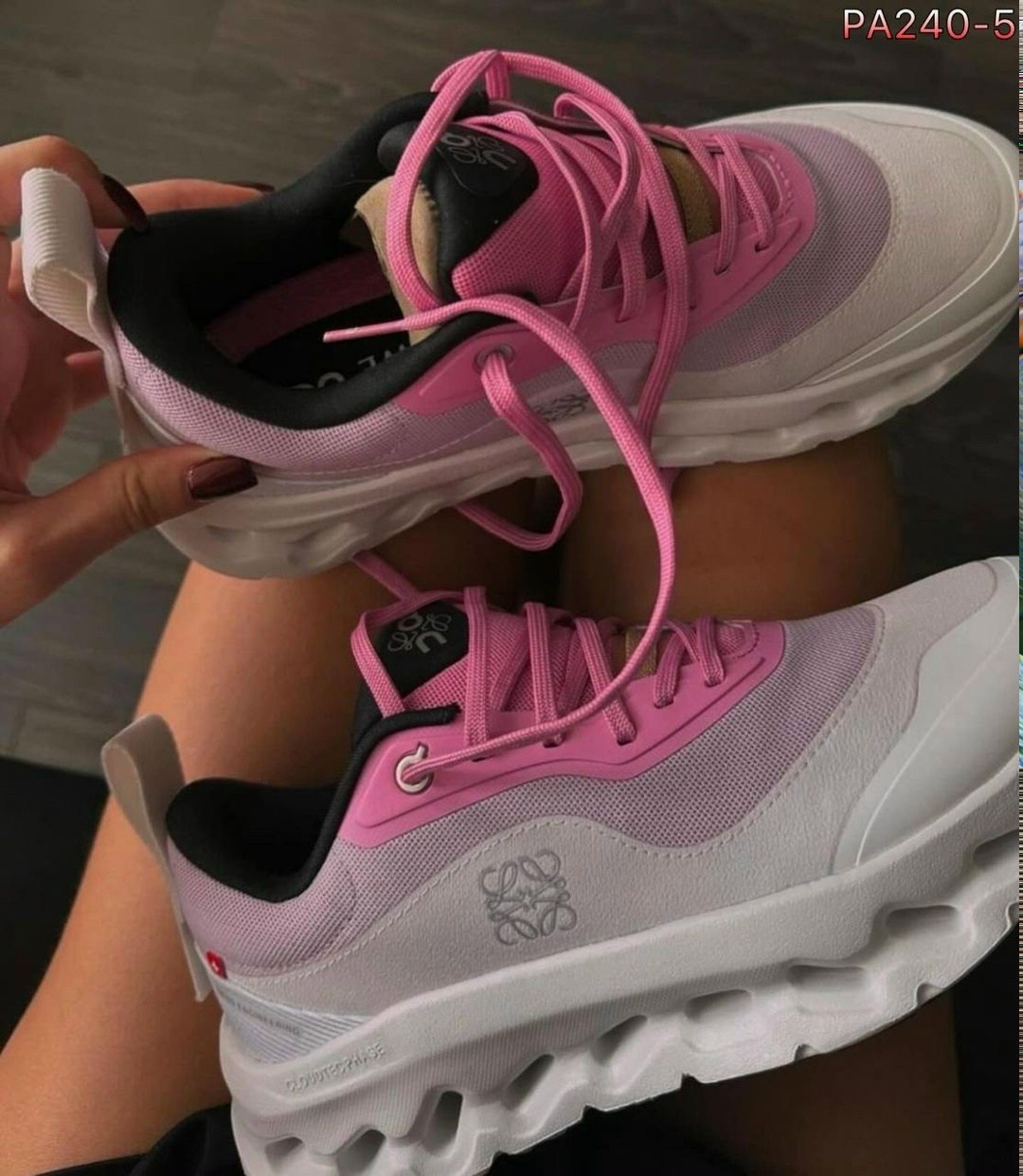 кроссовки on loewe x wmns cloudtilt 2 розовый,кроссовки x loewe cloudtilt 2 pink white on running,кроссовки,женские кроссовки,кроссовки loewe