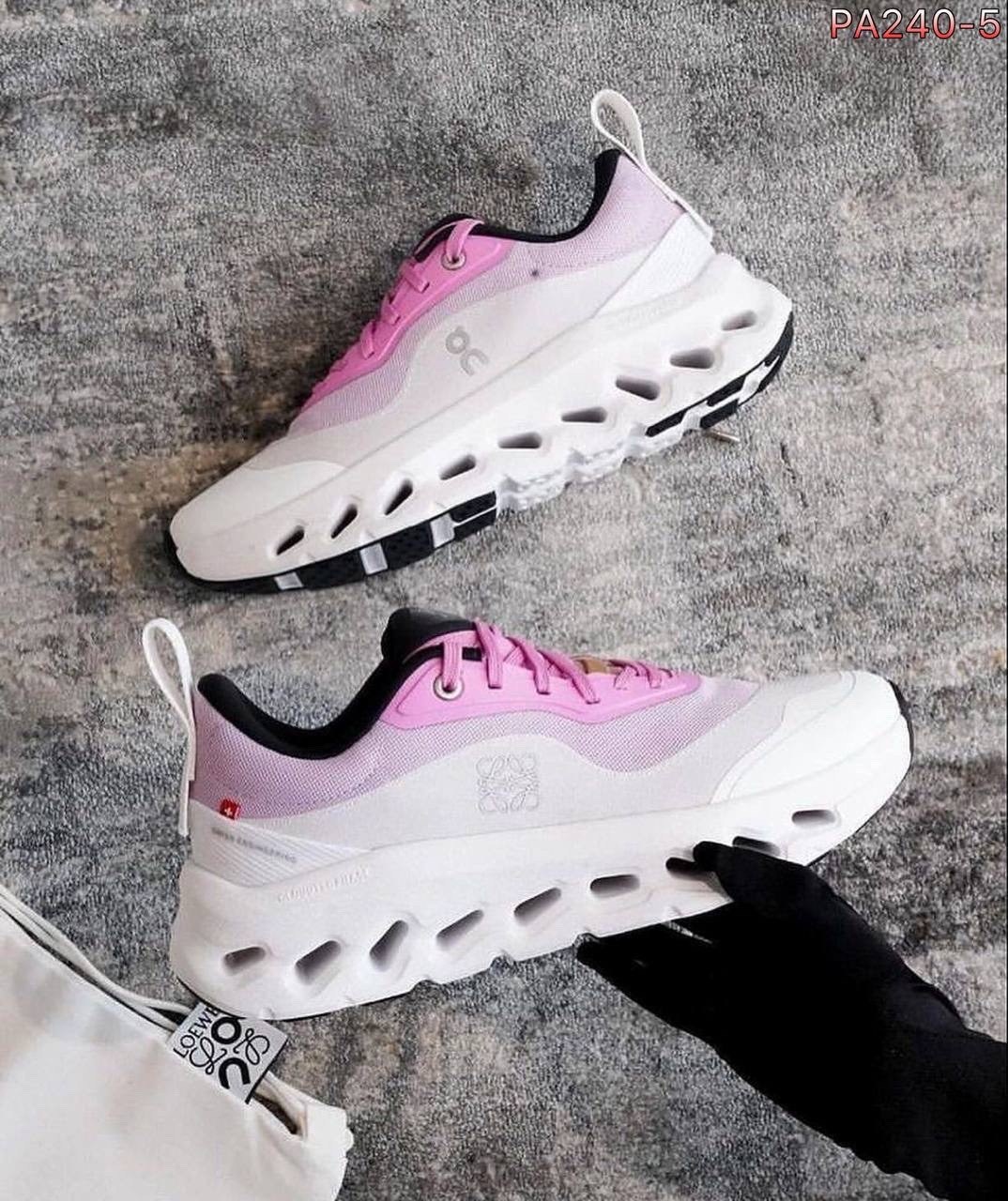 кроссовки on loewe x wmns cloudtilt 2 розовый,кроссовки x loewe cloudtilt 2 pink white on running,кроссовки,женские кроссовки,кроссовки loewe