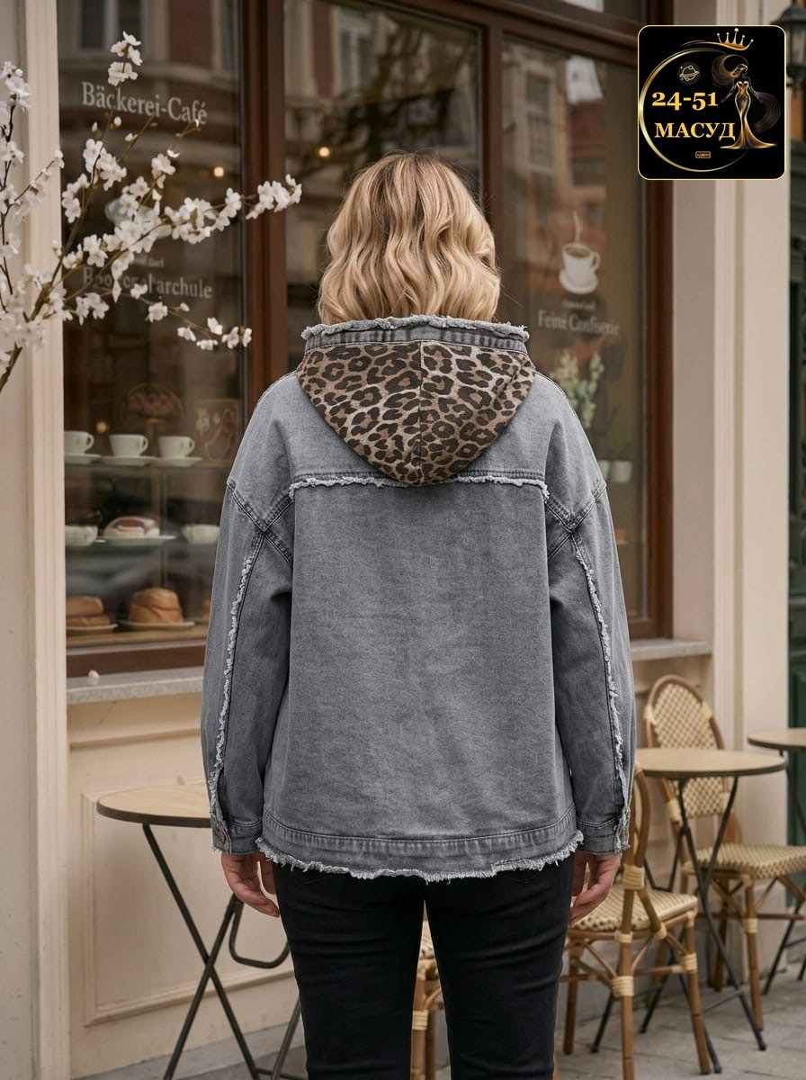джинсовая куртка,женская джинсовая куртка,женская джинсовая куртка большого размера,женская джинсовая куртка с капюшоном,джинсовая куртка с капюшоном