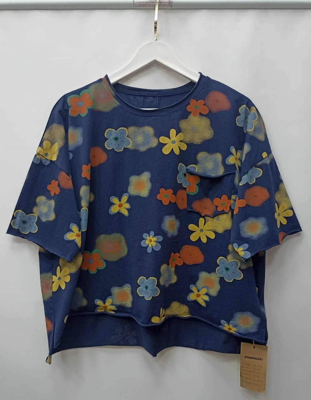 женская хлопковая блузка с цветочным принтом,блузка zanzea женская с цветочным принтом,блуза цветочный принт,повседневная блузка,блузка с цветочным принтом