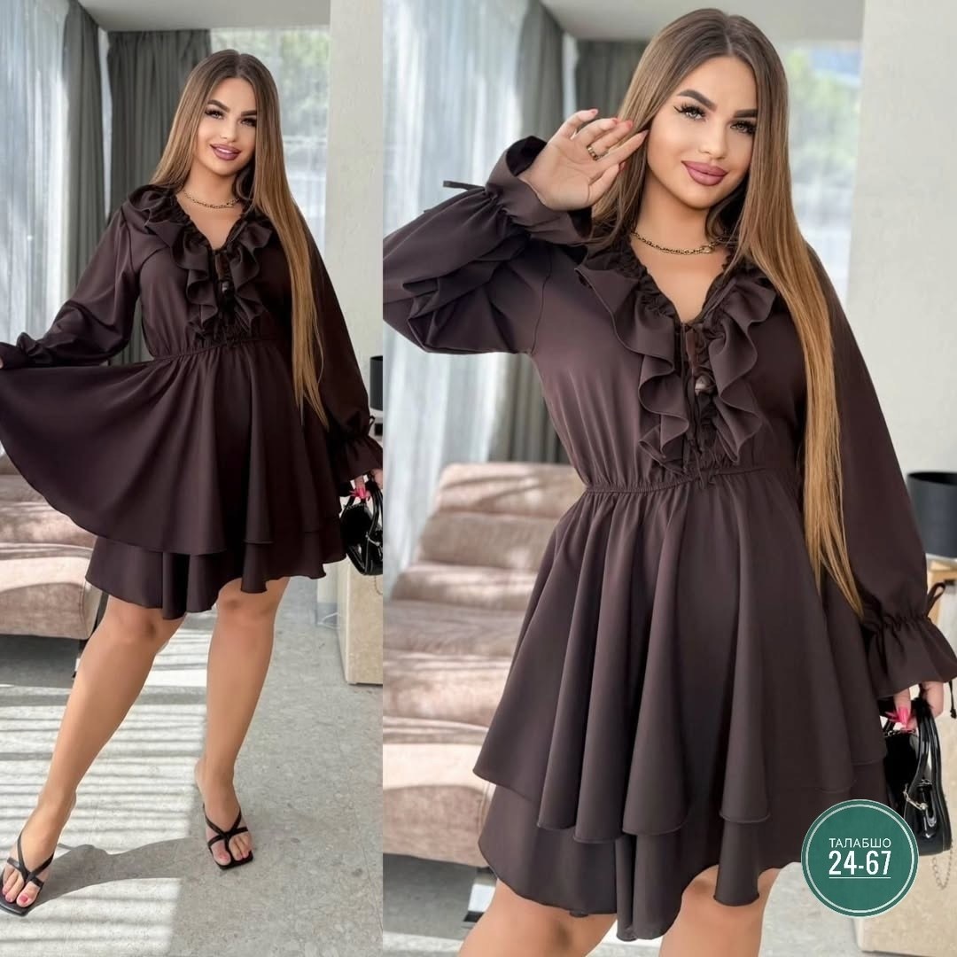 платье,платье женское,платье шифоновое,платье с оборками,