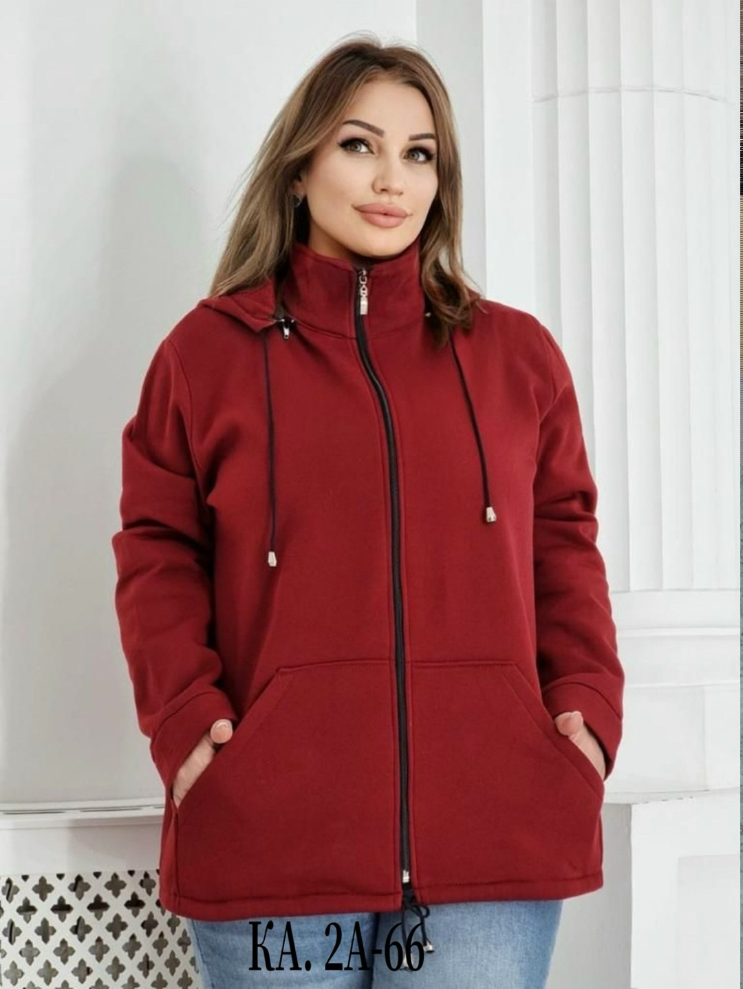 женская толстовка на молнии с капюшоном,толстовка большие размеры tina style,толстовка из флиса женская,женские кофты,толстовка женская