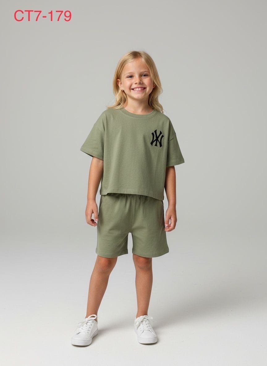 трикотажные костюмы,одежда для девочки,костюм looklie,шорты для девочек,шорты детские для девочек