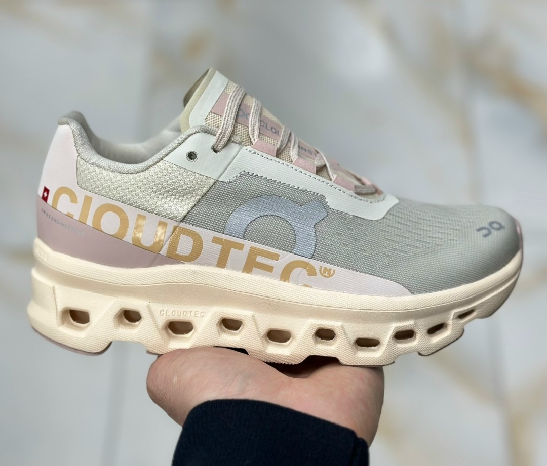 кроссовки on cloudmonster,женские кроссовки cloudmonster on,кроссовки,женские кроссовки,кроссовки женские on cloudmonster (glacier / meadow, 8.5, 000061-99022-85)