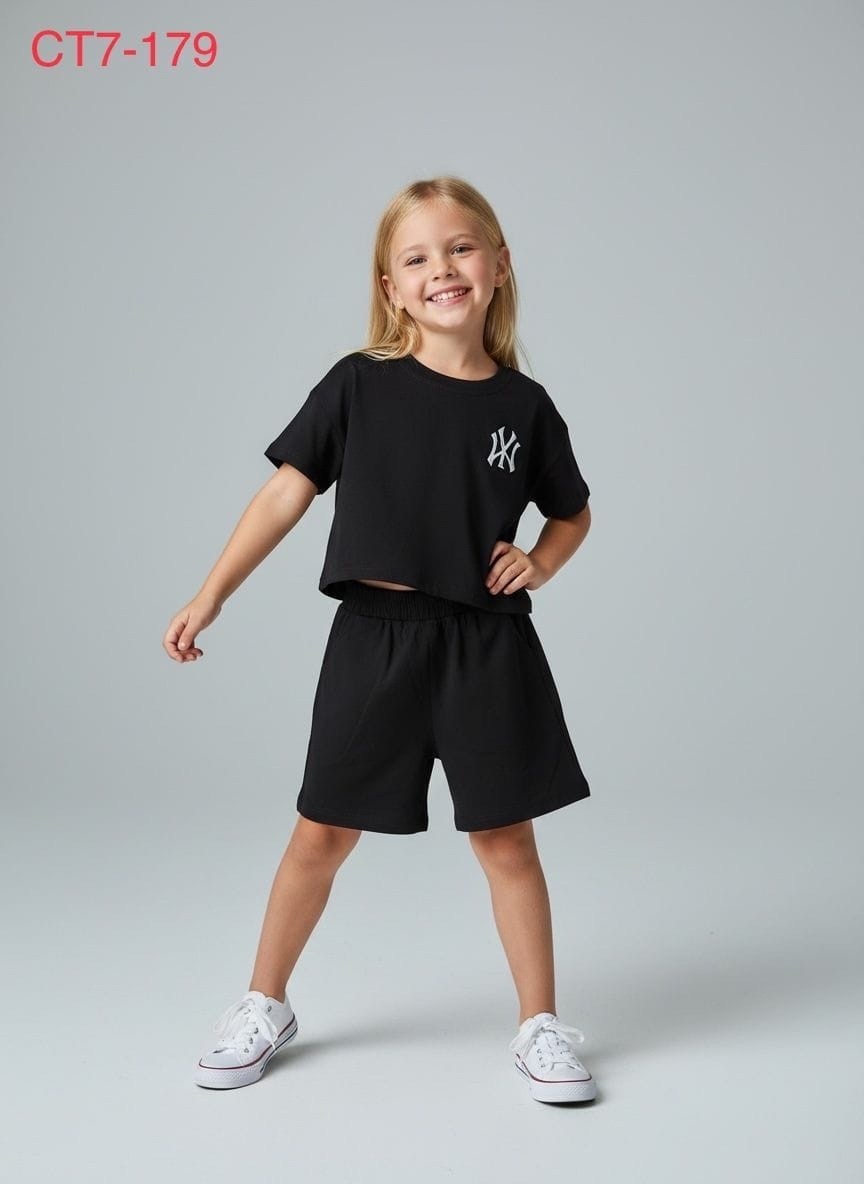 трикотажные костюмы,одежда для девочки,костюм looklie,шорты для девочек,шорты детские для девочек