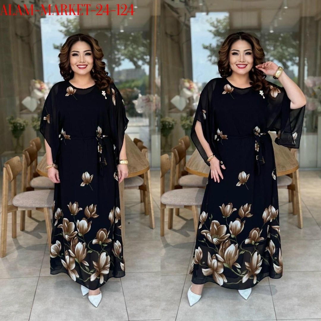 платье шифоновое больших размеров на весну aiza fashion,шифоновое платье,женское платье больших размеров,платье,платье больших размеров для женщин