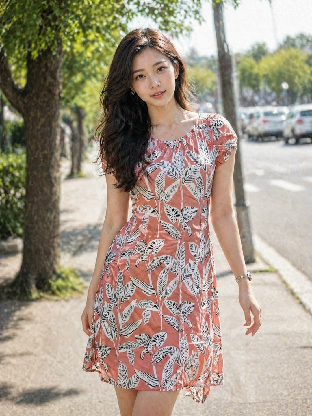 корейские летние платья,платье стиль,модное платье,корейская мода,платье летнее