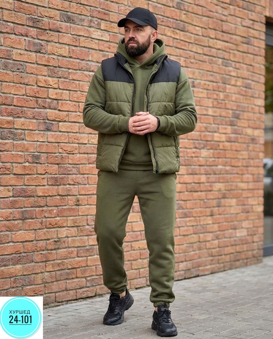 зимний спортивный костюм с жилеткой мужской,костюм на флисе,утепленный костюм,мужской костюм на флисе,спортивный костюм мужской