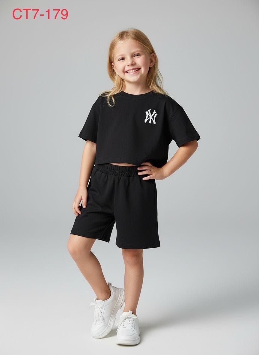 трикотажные костюмы,одежда для девочки,костюм looklie,шорты для девочек,шорты детские для девочек