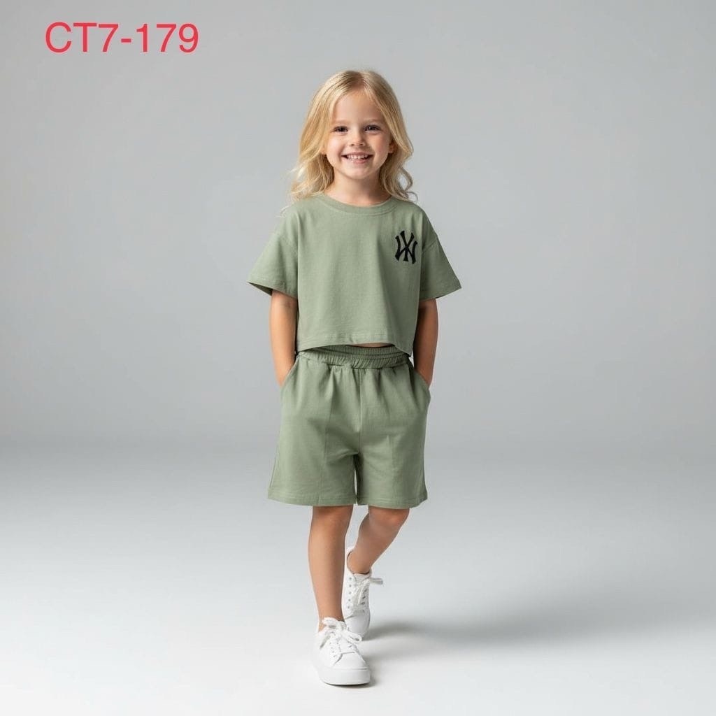 трикотажные костюмы,одежда для девочки,костюм looklie,шорты для девочек,шорты детские для девочек
