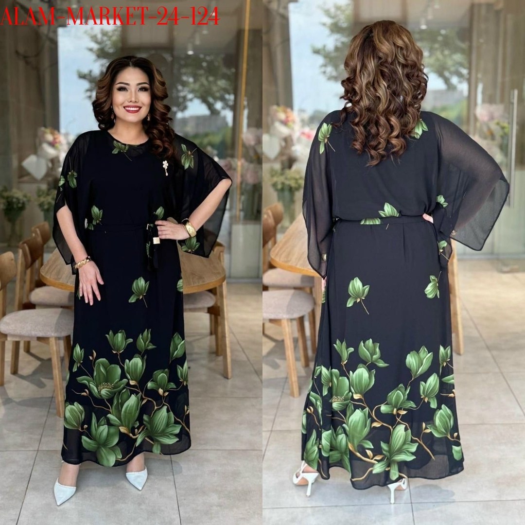 платье шифоновое больших размеров на весну aiza fashion,шифоновое платье,женское платье больших размеров,платье,платье больших размеров для женщин