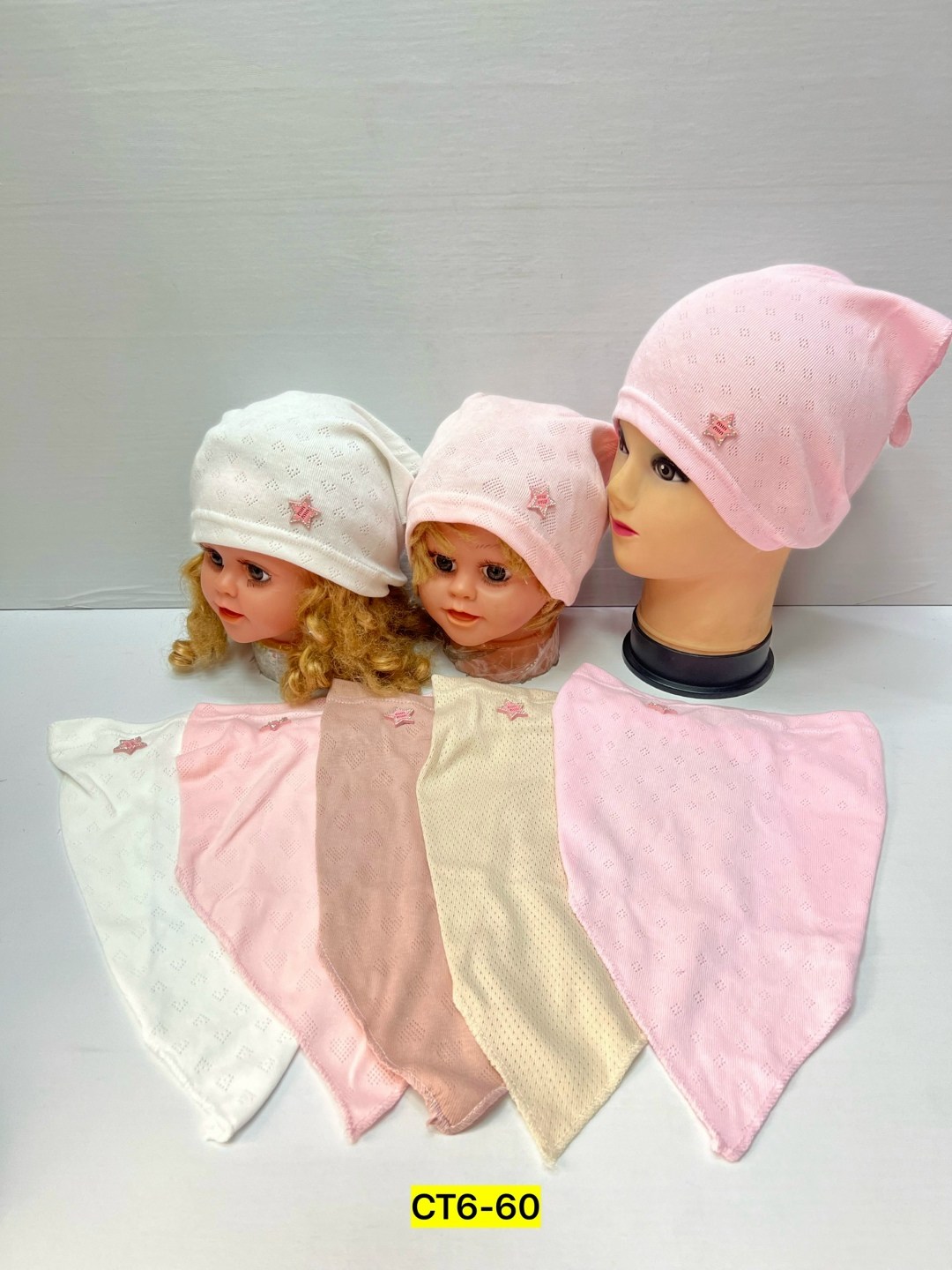 косынка детская,шапка для детей,косынка для девочек,комплект шапки,шапка платок