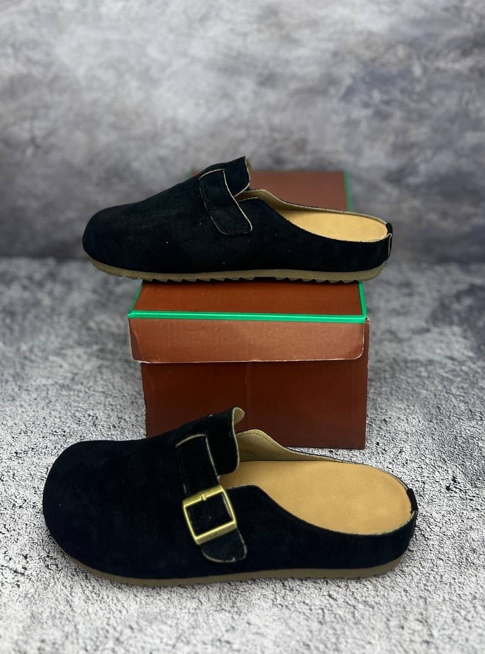 ,замшевые сабо,тапочки замшевые,мюли замшевые, повседневные