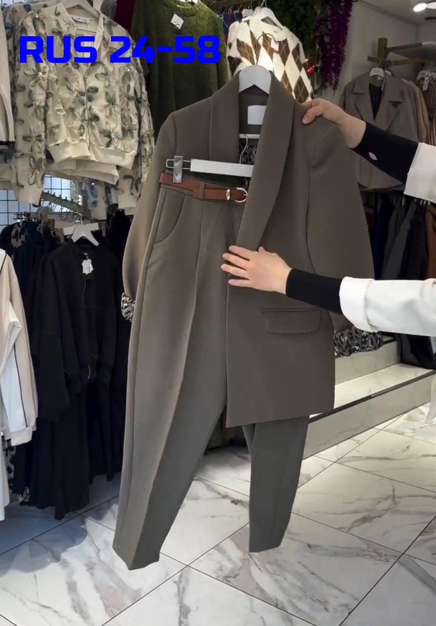 женский костюм с брюками,брючные костюмы женские,женский костюм двойка,женские костюмы,костюм бежевый
