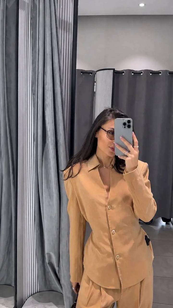 брючный костюм,брючный костюм элегантный,женские брючные костюмы,костюм женский классический: пиджак со шнуровкой и брюки палаццо,костюм брюки палаццо и пиджак