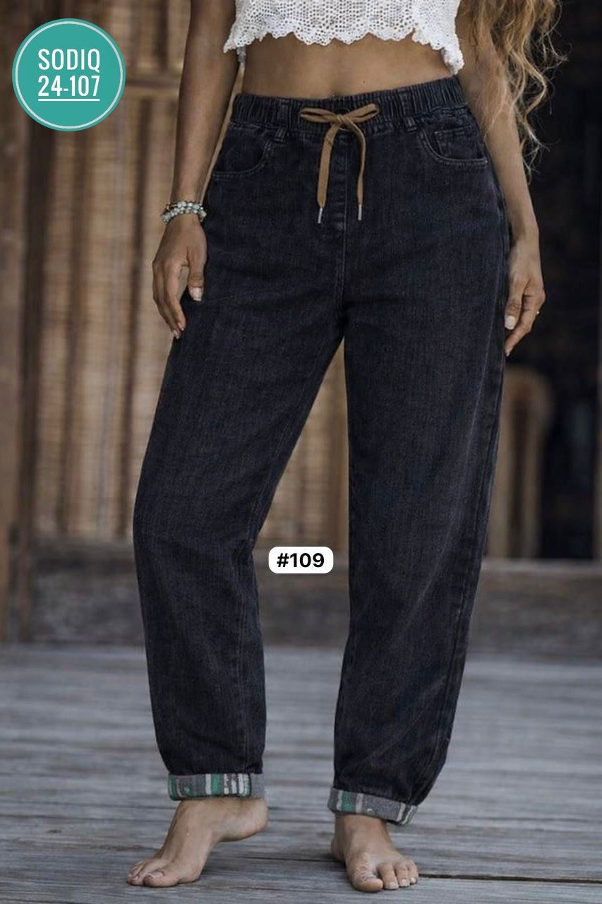 джинсы брюки,женские джинсы,одежда джинсы,джинсы джоггеры,джинсы брюки на резинке