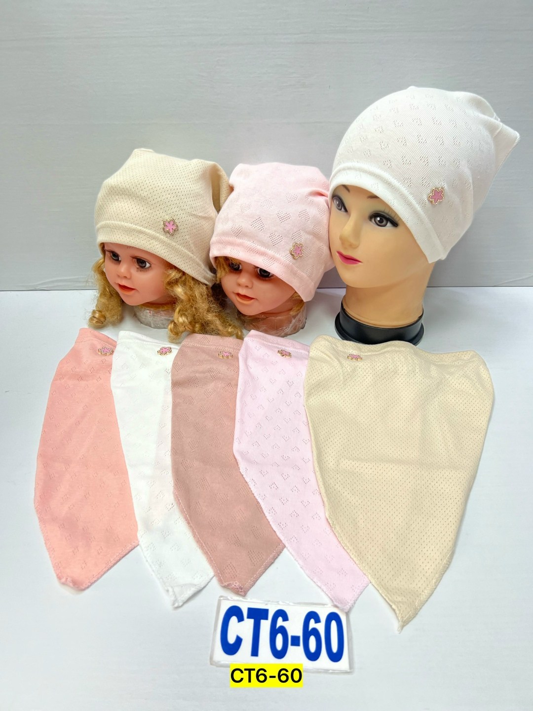 косынка детская,шапка для детей,косынка для девочек,комплект шапки,шапка платок