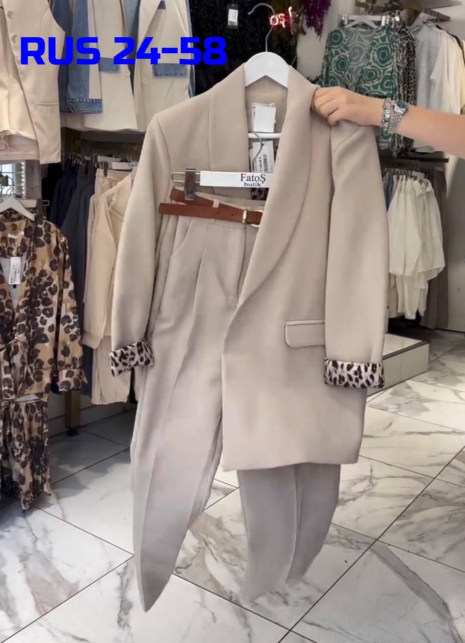 женский костюм с брюками,брючные костюмы женские,женский костюм двойка,женские костюмы,костюм бежевый