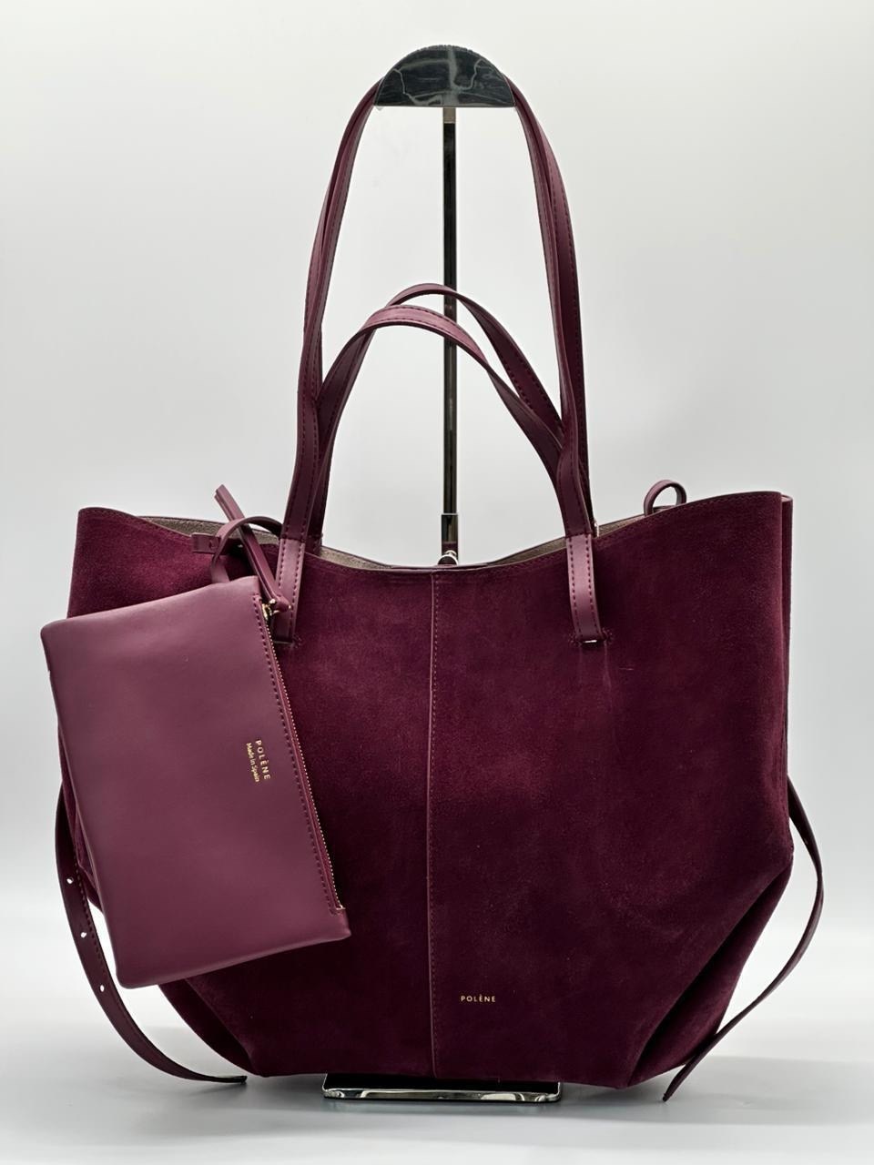 сумка замшевая большая polene mi ya,замшевая сумка,сумка натуральная замшевая женская,сумка polene замша,замшевая сумка женская