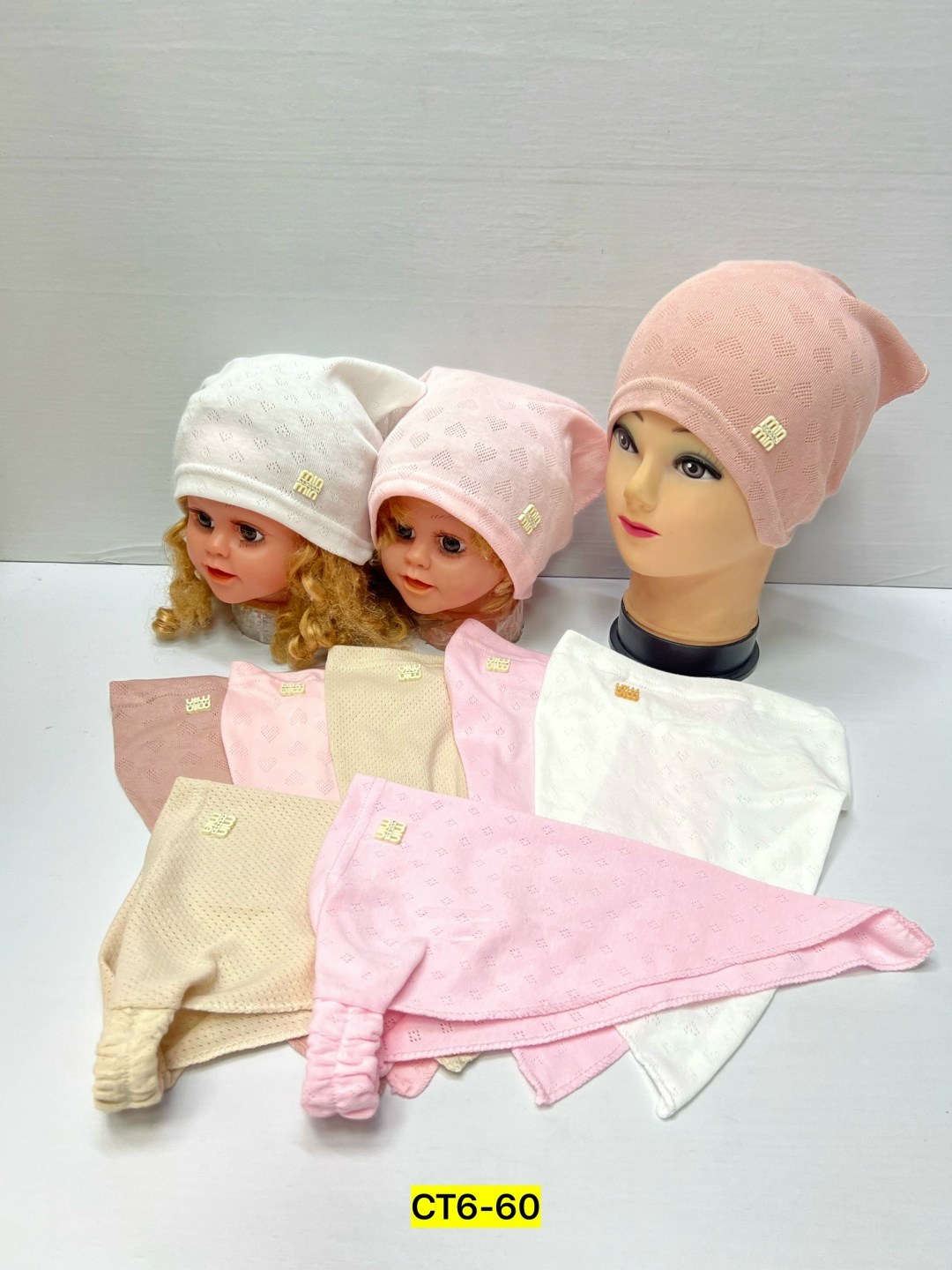 косынка детская,шапка для детей,косынка для девочек,комплект шапки,шапка платок