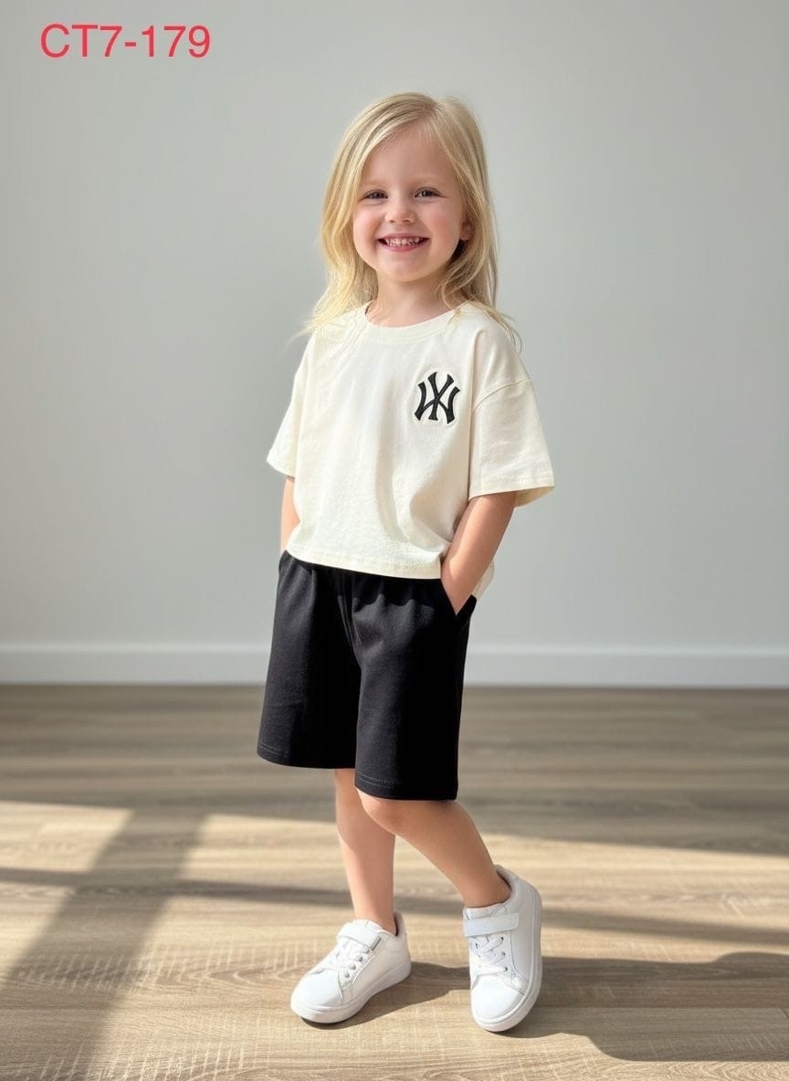 трикотажные костюмы,одежда для девочки,костюм looklie,шорты для девочек,шорты детские для девочек