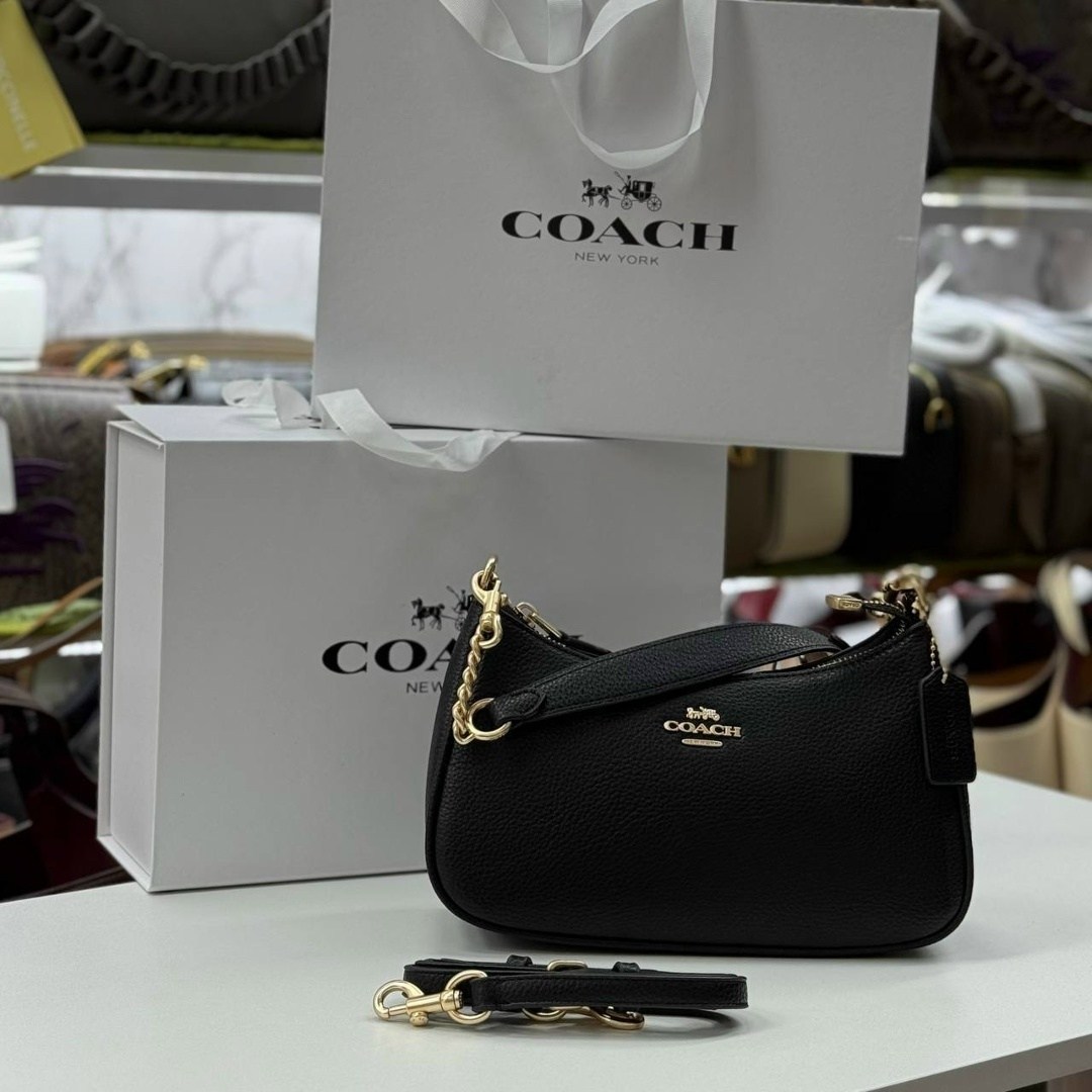 женская сумка coach,сумка coach,coach сумка на плечо,сумка coach белая,сумка coach teri белая кожаная