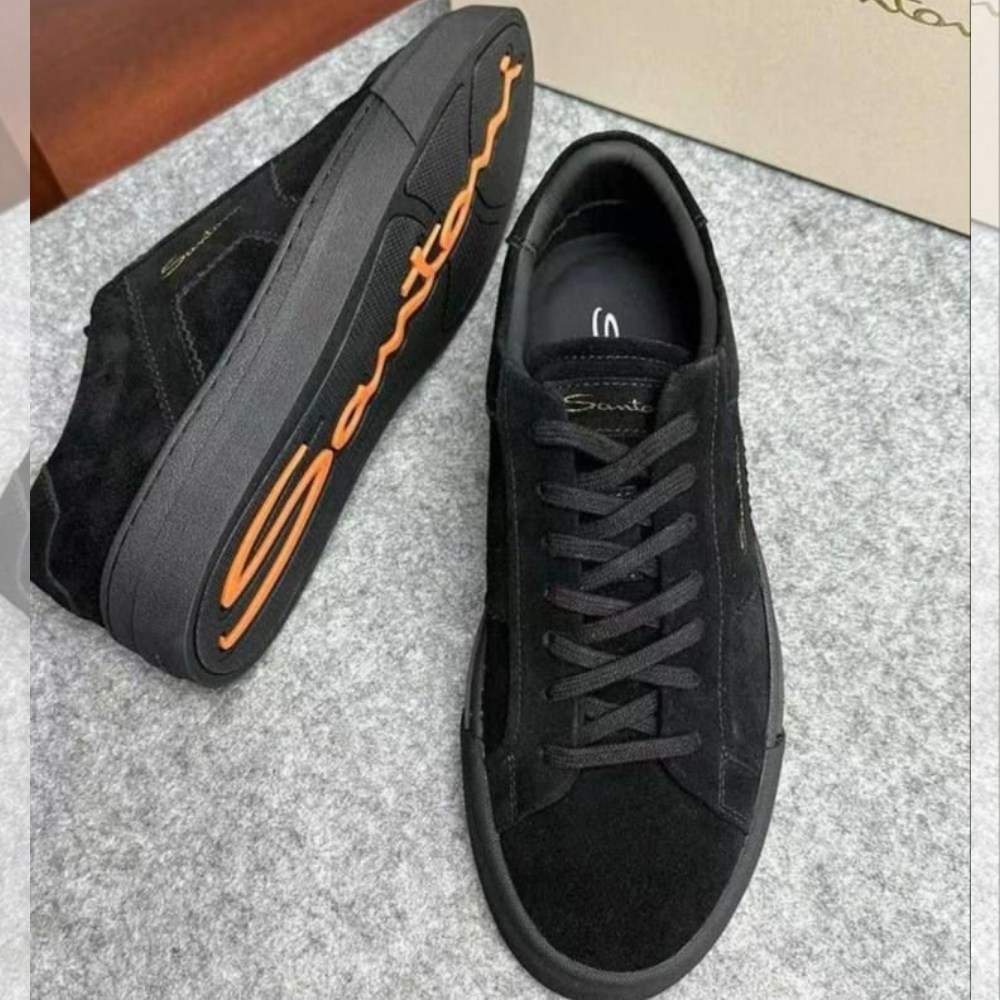 ,замшевые кеды santoni,кроссовки замшевые мужские,замшевые кроссовки,мужские замшевые кеды santoni черные