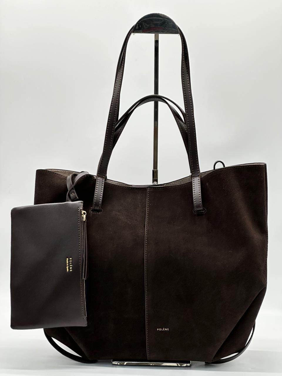 сумка замшевая большая polene mi ya,замшевая сумка,сумка натуральная замшевая женская,сумка polene замша,замшевая сумка женская