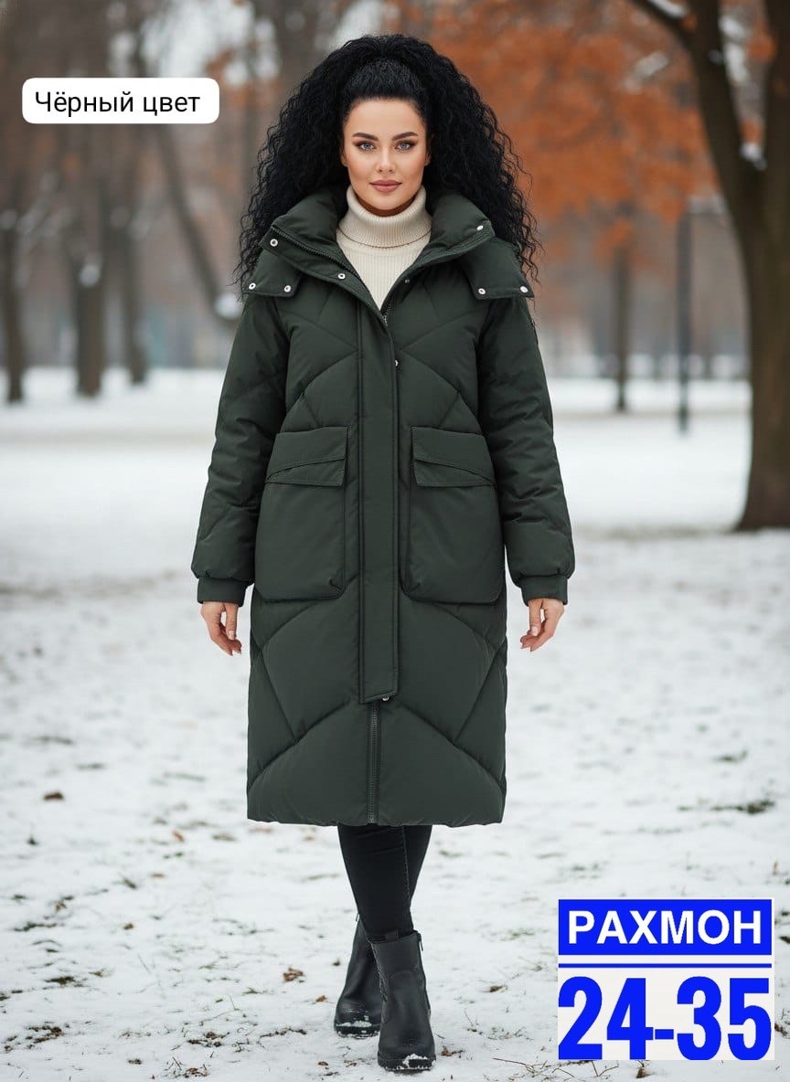 женская куртка,пальто twin tip 43809 зимнее серо-зеленое,зимние куртки,пуховик женский,куртка женская зимняя