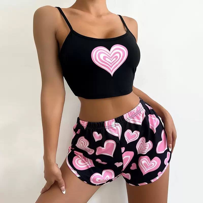 пижама женская с майкой и шортами,пижама женская с шортами на бретельках,женские пижамы на заказ,женские пижамные комплекты,пижама женская