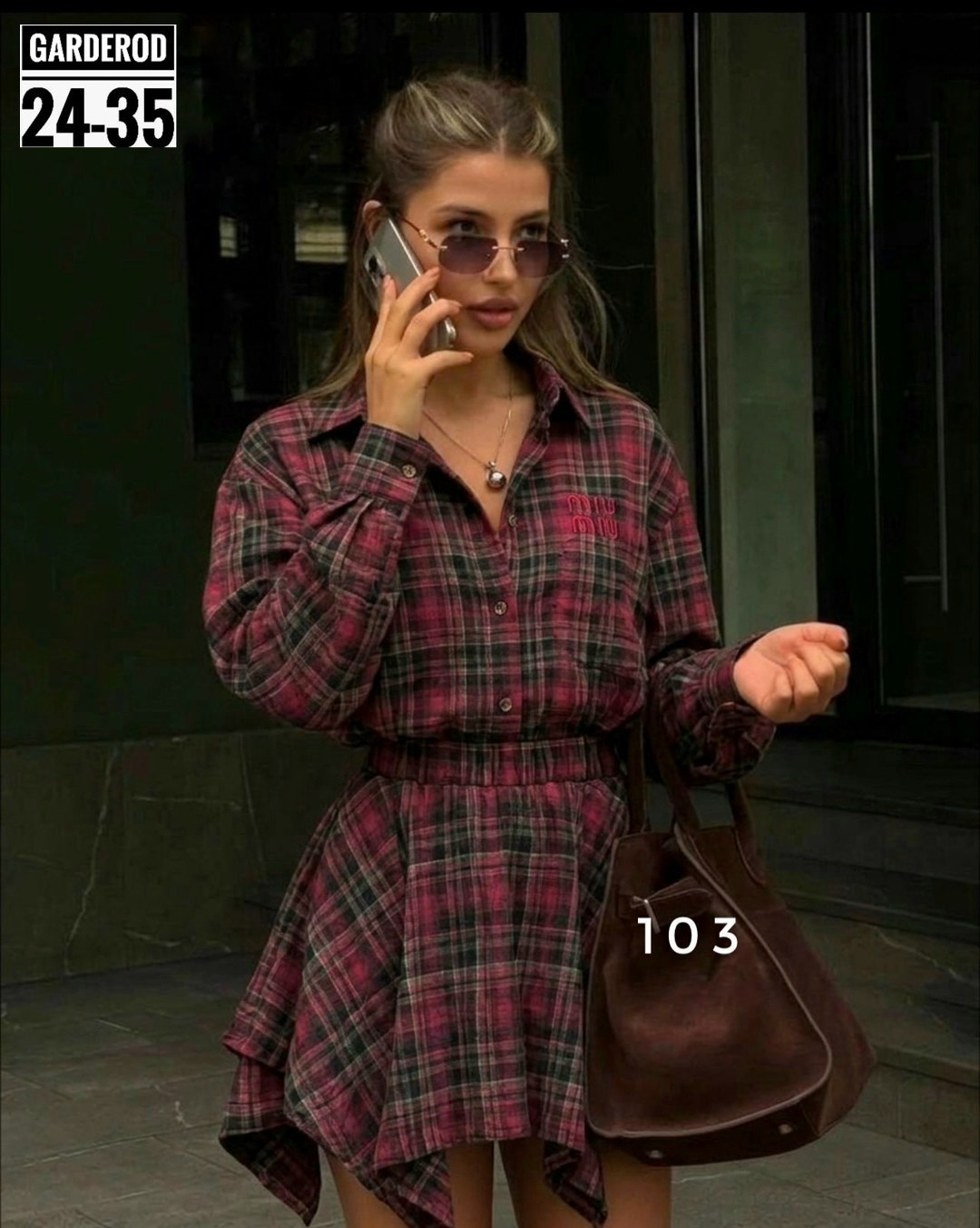 костюм с короткой юбкой и рубашкой в клетку,костюм юбка с рубашкой,костюм женский с юбкой и рубашкой,костюм в клетку,костюм с юбкой и рубашкой в клетку