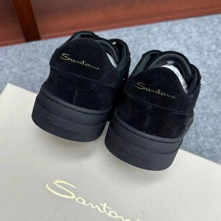 ,замшевые кеды santoni,кроссовки замшевые мужские,замшевые кроссовки,мужские замшевые кеды santoni черные