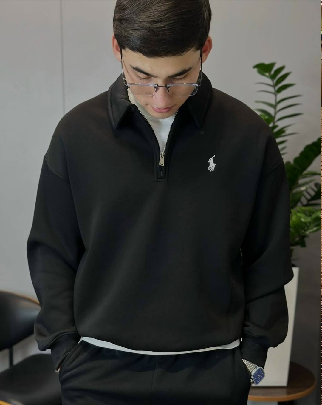 мужские спортивные костюмы,костюм поло,свитшот полузамок polo ralph lauren,polo ralph lauren худи с молнией черный