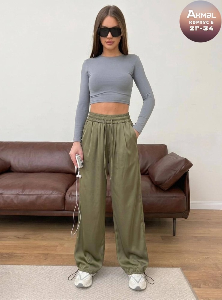 брюки палаццо на резинке атласные 398gr,брюки палаццо на резинке атласные gry - серый,брюки на резинке атласные 398gry натали серый,шелковые брюки,шелковая пижама со штанами