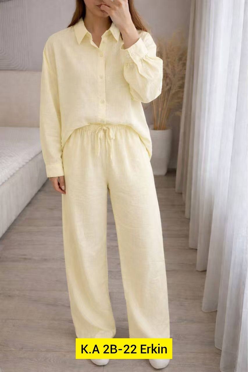 костюм с рубашкой и брюками из мягчайшей ткани,костюм с брюками и рубашкой,костюм летний брючный с рубашкой aklson,костюм с брюками,костюм брючный летний двойка