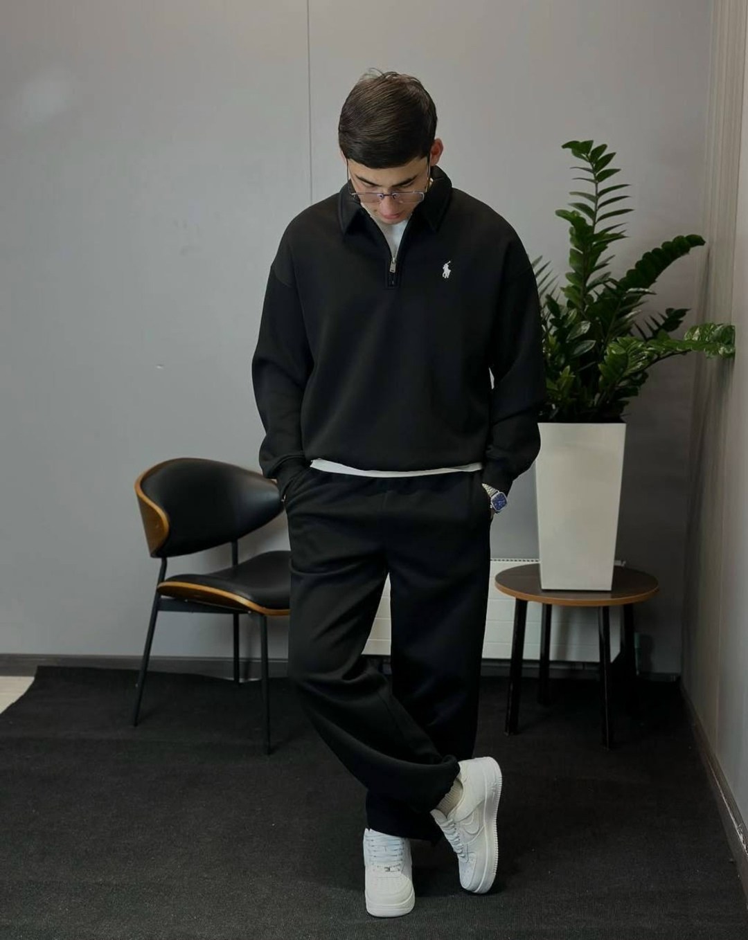 мужские спортивные костюмы,костюм поло,свитшот полузамок polo ralph lauren,polo ralph lauren худи с молнией черный