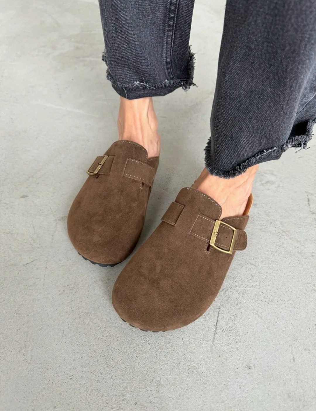 ,birkenstock мюли,замшевые сабо,мюли женские,сабо из натуральной замши
