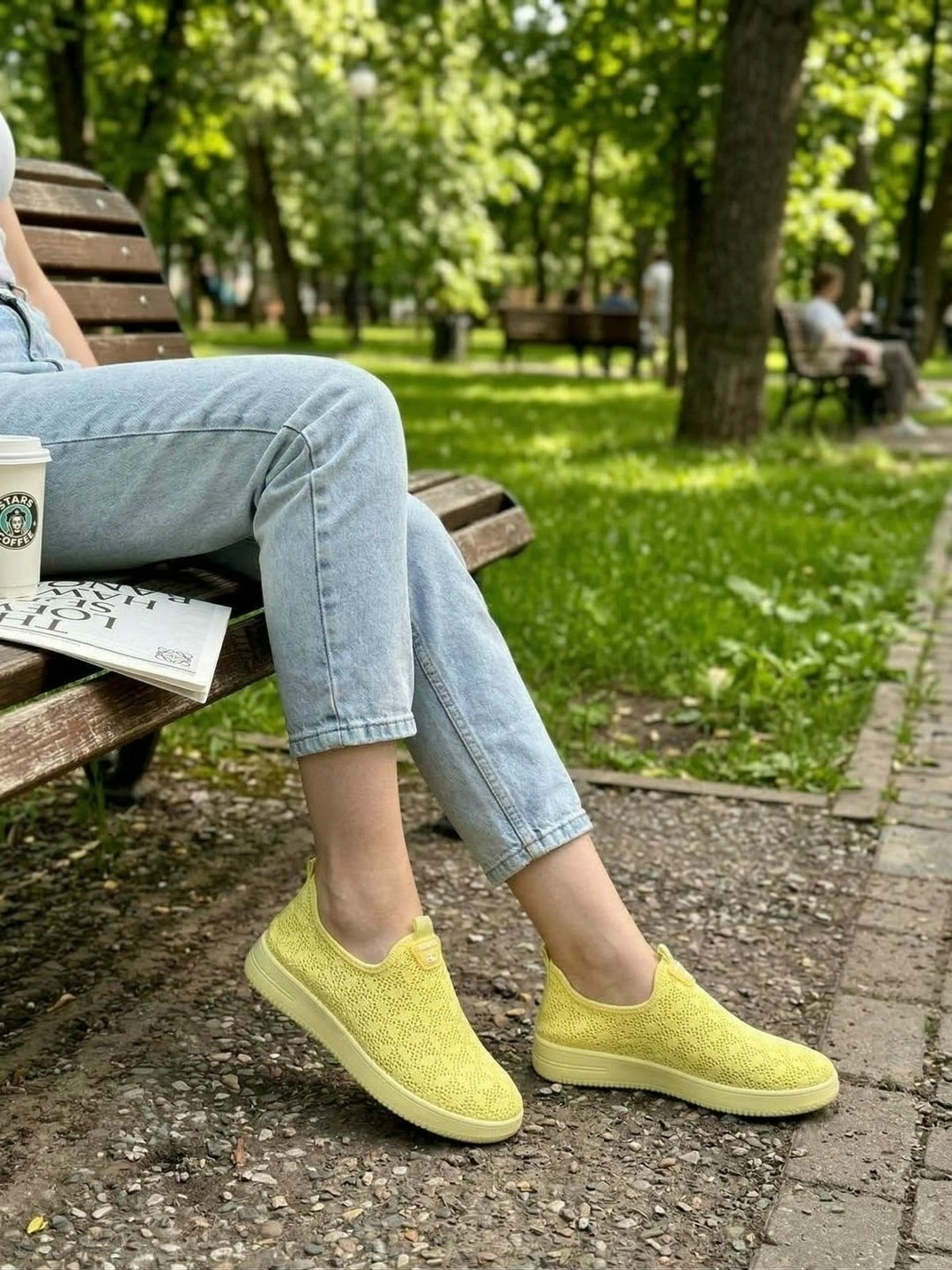 женские слипоны,,желтые слипоны юничел,слипоны летние,слипоны летние женские