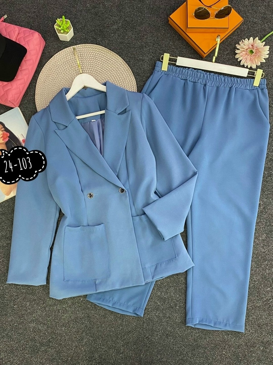 женские костюмы,брючный костюм,брючные костюмы женские,костюм брючный 1345 асолия,костюм брючный 1391 деним асолия