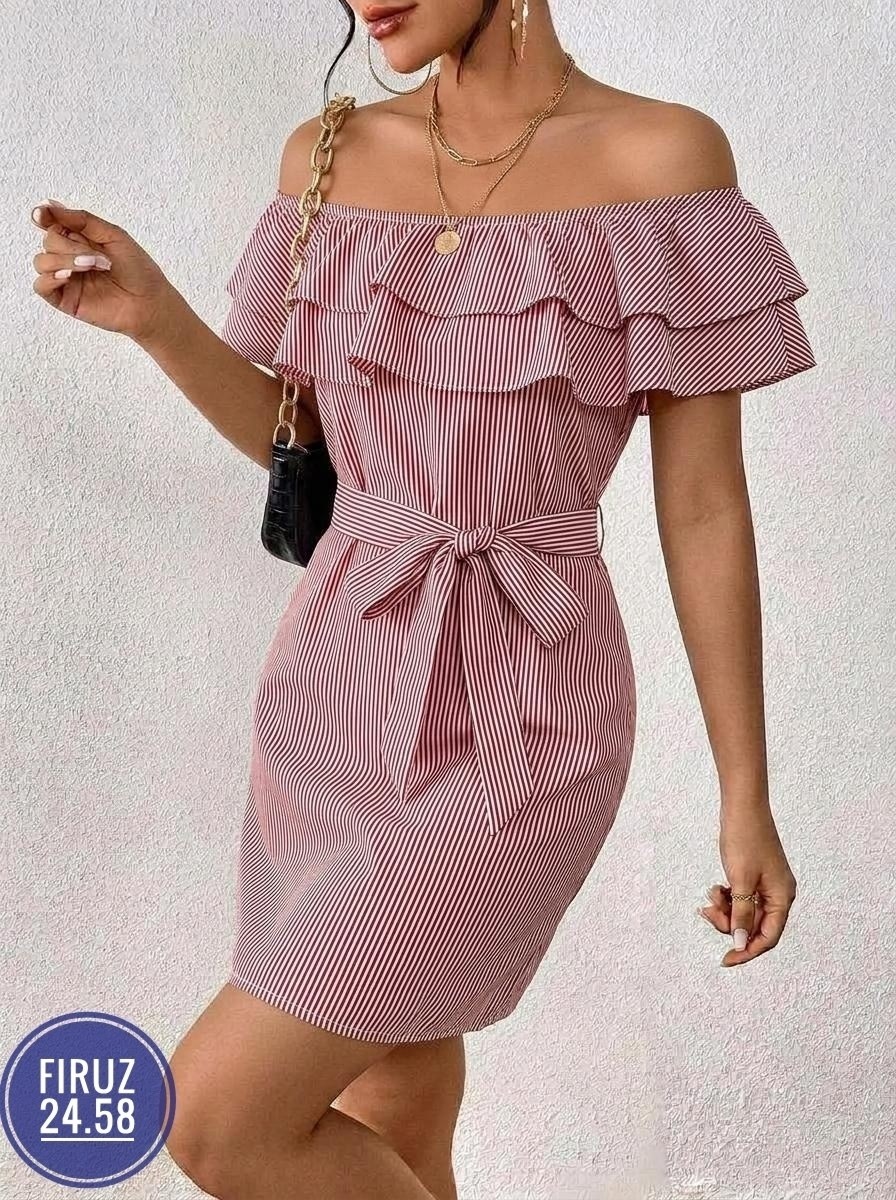 платье женское летнее с открытыми плечами,платья,платье летнее,летние платья с оборками,платье с оборками