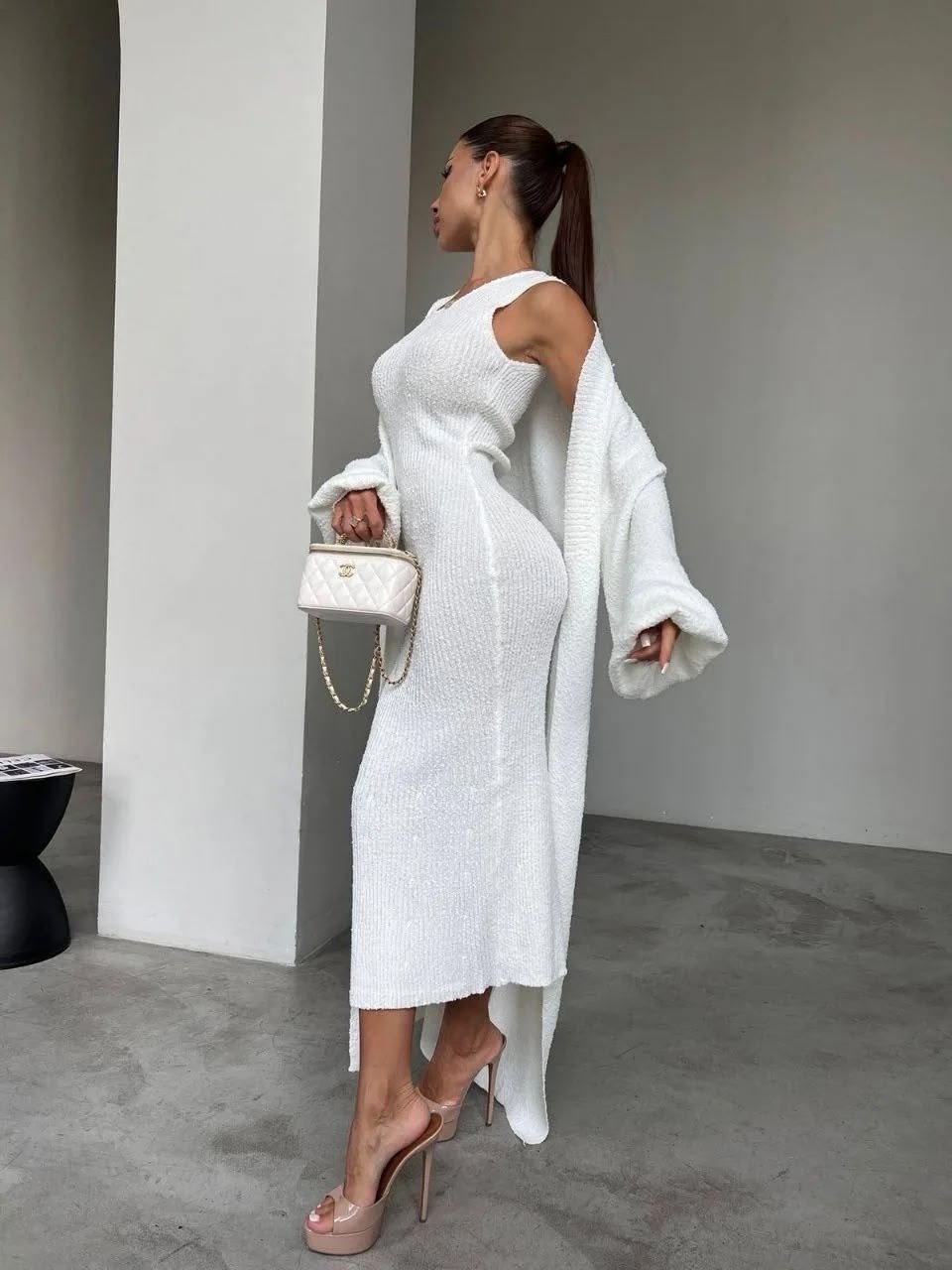 платье и накидка,платье лапша с кардиганом,платье лапша длинное с кардиганом,платье кардиган,платье лапша макси