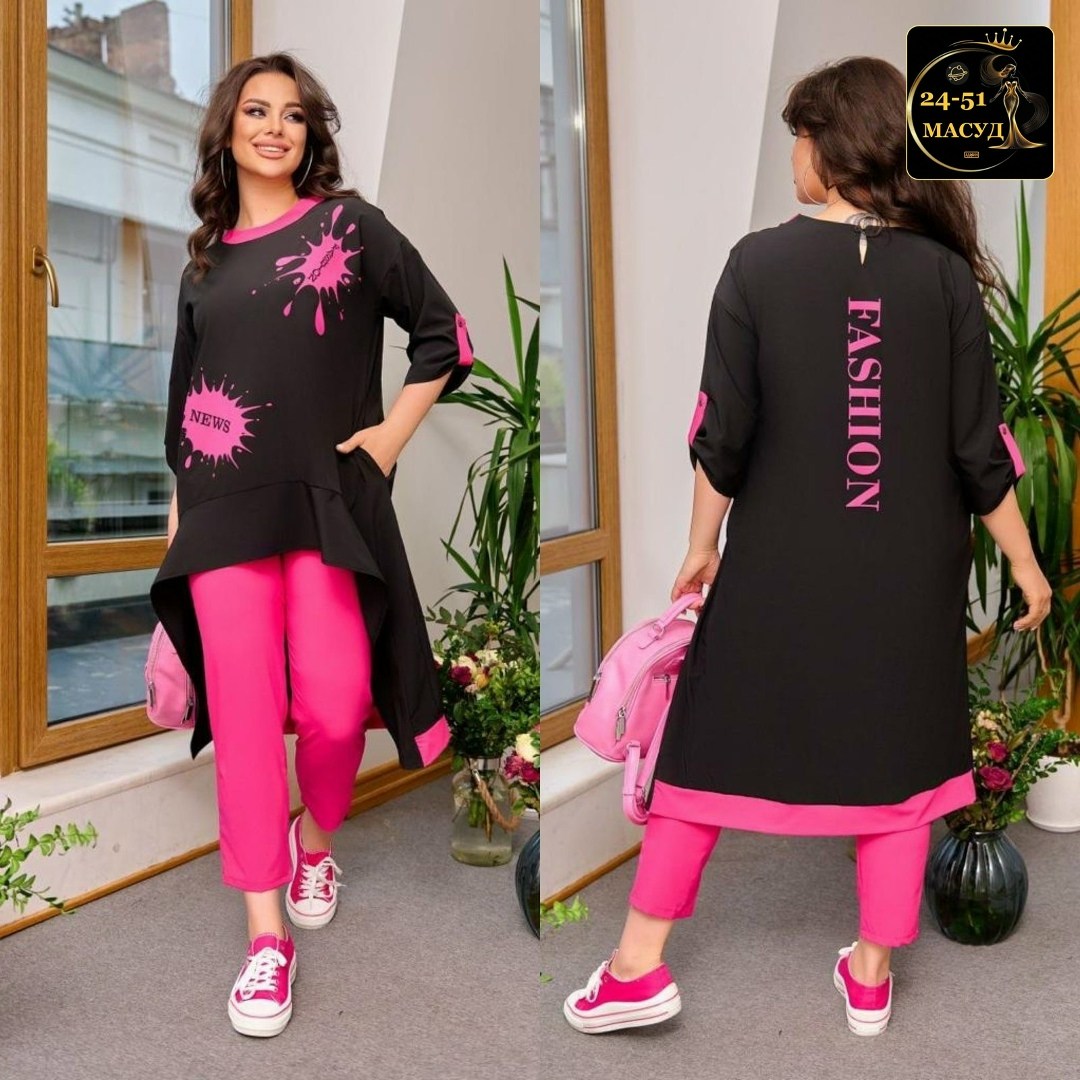 туника большие размеров,костюм с удлиненной туникой,костюм с брюками,спортивный костюм с туникой,костюм туника