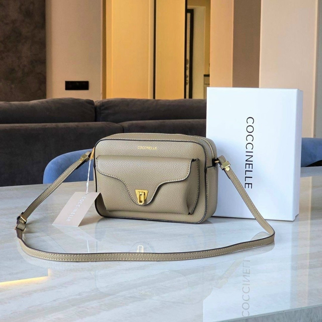 coccinelle сумка на плечо кросс-боди beat soft,сумка coccinelle,сумка женская coccinelle,coccinelle сумка на плечо кросс-боди,сумка через плечо из зернистой кожи coccinelle beat soft small