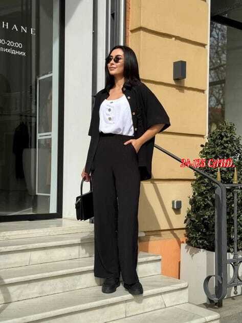 брючный летний костюм с рубашкой,костюм женский летний,женский костюм,летние костюмы,костюм классический