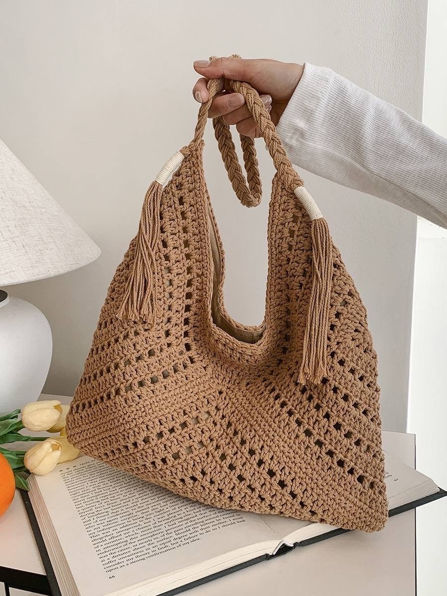 вязаная сумка,вязаная крючком сумка,женская вязаная сумка,пляжная соломенная сумка,вязание крючком сумка