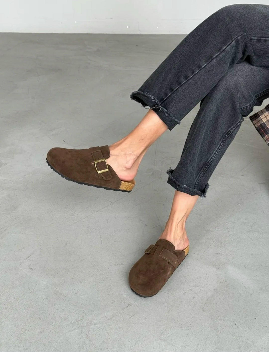 ,birkenstock мюли,замшевые сабо,мюли женские,сабо из натуральной замши