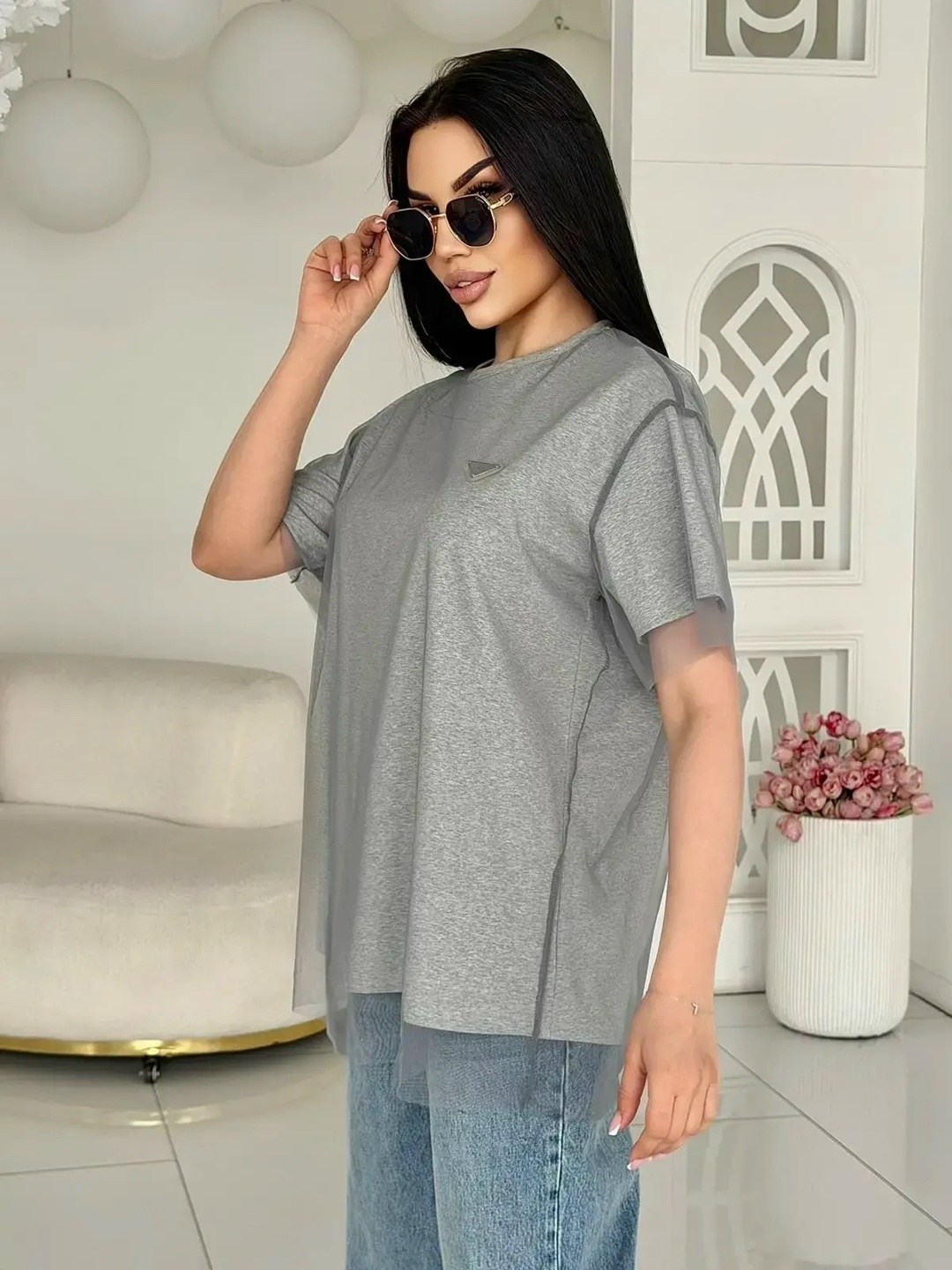 футболки женская,футболка варенка оверсайз со стразами mixmoda trends 376490403,футболки оверсайз,футболка оверсайз женская