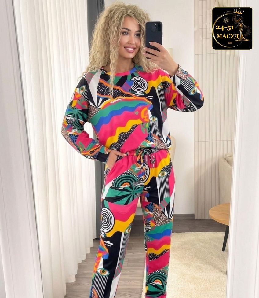 женский спортивный костюм из двух предметов,костюм женские спортивные костюмы,женские спортивные костюмы,костюм с принтом,спортивный костюм для женщин