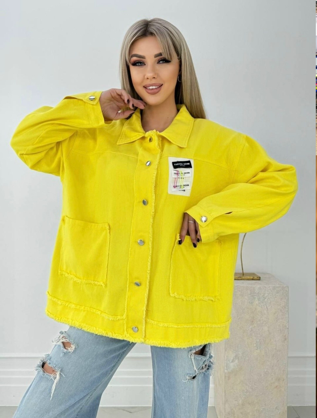 джинсовая куртка оверсайз charm_shop,джинсовая куртка оверсайз большие размеры grace,куртка джинсовка оверсайз большие размеры женская,джинсовая куртка оверсайз,куртка джинсовая женская